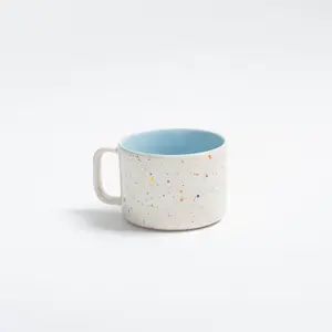 Mug avec interieur bleu clair Egg Back Home Breeze Party Out Stoneware image-2
