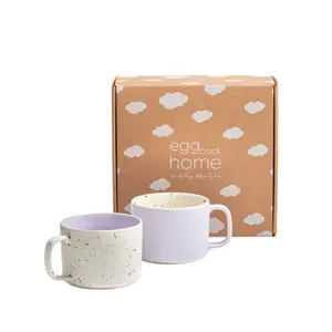 Kubek Egg Back Home Breeze Party In/Out Stoneware (x2) image-0