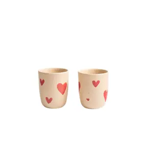 Taza Egg Back Home Cozy Hearts Limited Edition Stoneware Medium (x2) image-0