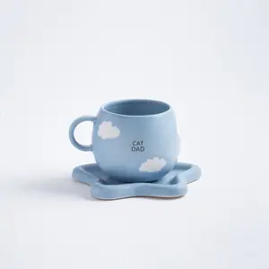 Tazza Egg Back Home Cloud Cat Dad image-1