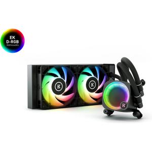 Kit de watercooling pour processeur EK Water Blocks AIO Nucleus Lux RGB - 240 mm