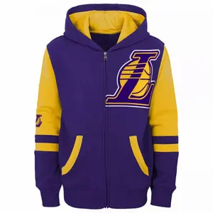 Children's zip-up hoodie Los Angeles Lakers Fleece image-2