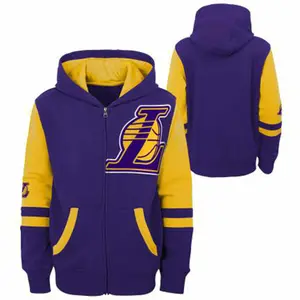 Sweat à capuche zippé enfant Los Angeles Lakers Fleece image-2