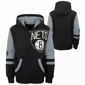 Children's zip-up hoodie Brooklyn Nets Fleece image-1