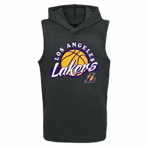 Set of 1 hooded t-shirt &amp; 1 child t-shirt Los Angeles Lakers image-0