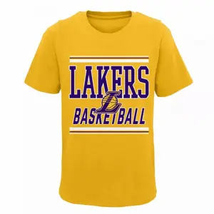 Set of 1 hooded t-shirt &amp; 1 child t-shirt Los Angeles Lakers image-1