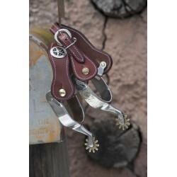 Correias de couro para esporas de cavalo Ekkia Sheriff image-2