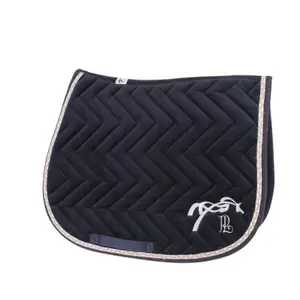 Velvet saddle pad for horses Ekkia image-0