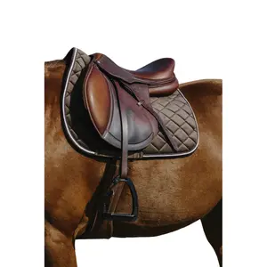 Satteldecke für Pferde aus Samt Riding World image-1