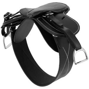 901418002-mini-saddle-for-horse-equitheme-pony-academy-black-one-size