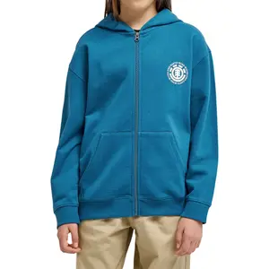 Hooded sweatshirt with zipper Element Seal BP image-1