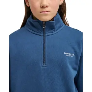 Sweater met 1/2 rits voor kinderen Element image-3
