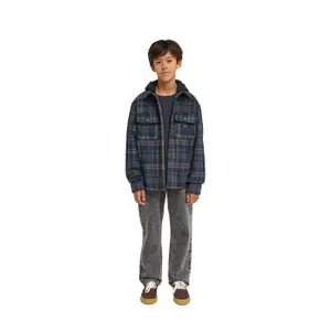 Giacca con cappuccio in pile per bambini Element image-1