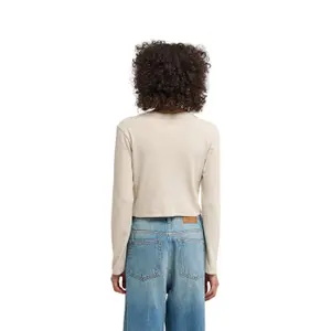 Women's long-sleeved crop T-shirt Element Lowcase image-3