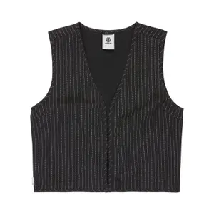 Women's Striped Gilet Element Tie Front