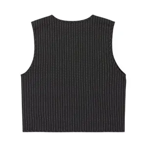 Women's Striped Gilet Element Tie Front image-4