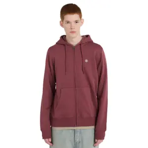 Sweatshirt med huva och dragkedja Element Icon Embroidery image-2
