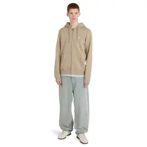 Sweatshirt med huva och dragkedja Element Icon Embroidery image-6