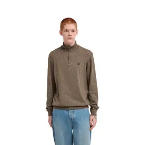 Zipped-neck sweater Element Icon Embroidery image-2