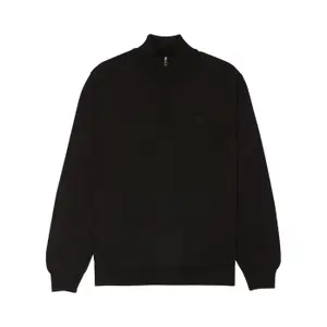 Sweatshirt with zipped collar Element Icon Embroidery image-0