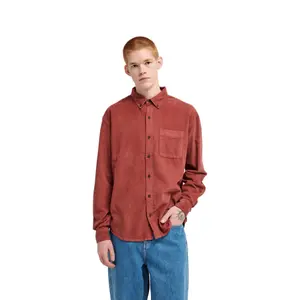 Long Sleeve Velvet Shirt Element Regular image-1