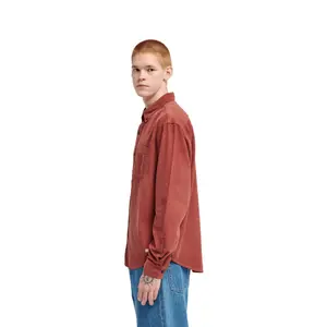 Long Sleeve Velvet Shirt Element Regular image-4