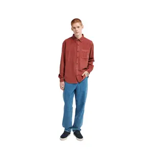 Long Sleeve Velvet Shirt Element Regular image-2