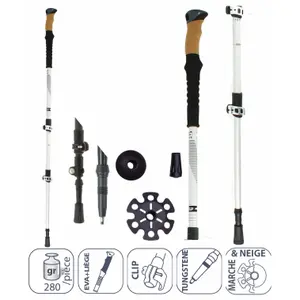 Snelvergrendelings wandelstok van kurk Élémenterre Apagado