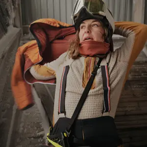 Dames fleece met capuchon Elevenate Vertical image-2