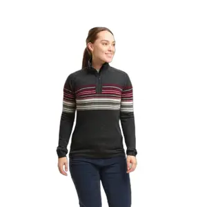 Sweter damski z zamkiem błyskawicznym Elevenate Smart Merino image-1