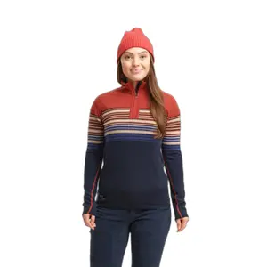 Sweter damski z zamkiem błyskawicznym Elevenate Smart Merino image-1