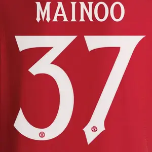 Flocage home / away Manchester United Ligue des Champions MAINOO #37 2026/27