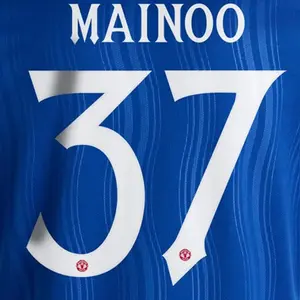 Flocage home / away Manchester United Ligue des Champions MAINOO #37 2026/27 image-1