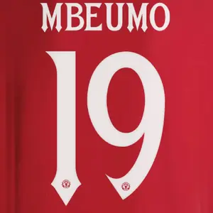 Flocage home / away Manchester United Ligue des Champions MBEUMO #19 2026/27
