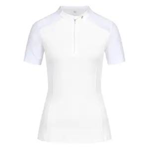 Polo de equitação técnica com zip feminino ELT Nancy image-0