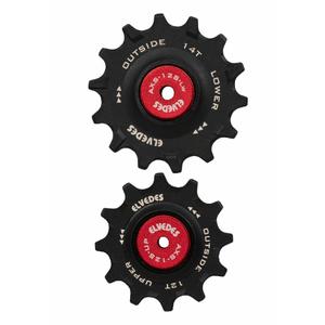 2020098-bicycle-derailleur-pulley-set-1x14-ceramic-hybrid-bearings-elvedes-sram-red-force-1x12-black-red-one-size