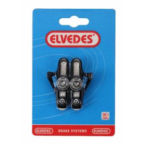 6835-card-pair-of-brake-pads-plus-aluminum-pad-holders-elvedes-shimano-white-compound-55-mm