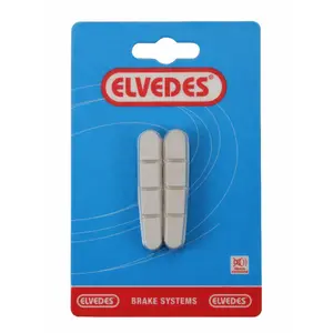 Pair of replacement road brake pads Elvedes Shimano image-0