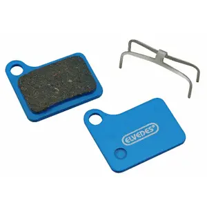 Par de pastillas de freno orgánicas para bicicleta Elvedes Shimano BR-M555, M556, C900, C901 image-0