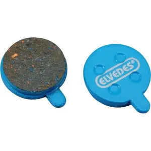 Paar Bremsbeläge Fahrrad organic mechanisch Elvedes Alhonga SNG image-0