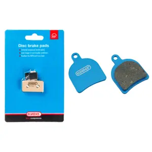 Pair of organic bicycle brake pads Elvedes Hope Mono trial disc brakes image-0