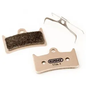 Par de pastilhas de travão de bicicleta metálicas Elvedes Hope V4 image-0