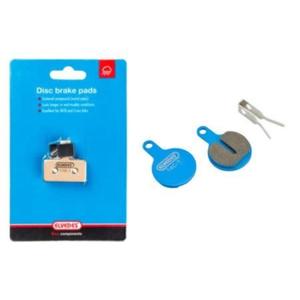 Pair of organic bicycle brake pads Elvedes Tektro Lyra