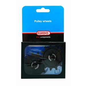 cp2019103-bike-derailleur-pulley-kit-elvedes-shimano-m9100-8100-7100-black-one-size