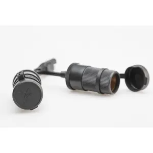 Złącze gniazda dwa gniazda zapalniczki samochodowej sae 12v. SW-Motech image-2