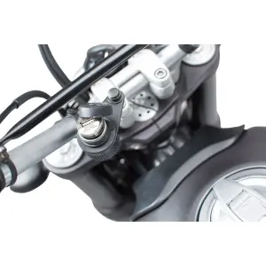 Cigarette lighter mounting plate Handlebar clamp screw SW-Motech M8 image-3