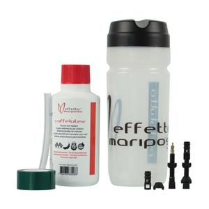250 ml forebyggende slangeløst sæt + fælgtape plus s + ventiler Effetto Mariposa Caffélatex Plus
