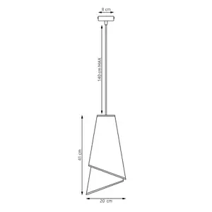 Hanging lamp Emibig Lighting Moda 1 image-5