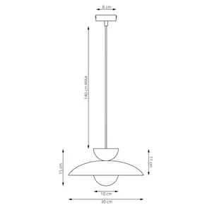 Hanging lamp Emibig Lighting Mulan 1 image-6