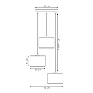 Hanging lamp Emibig Lighting Karbon 3 Prem image-6